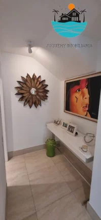 Imagem Raízes de Juquehy - Casa para Aluguel de Temporada - 4 suítes, acom. 10 pessoas, área gourmet coberta, Tênnis, piscina, sauna| Juquehy Imobiliária