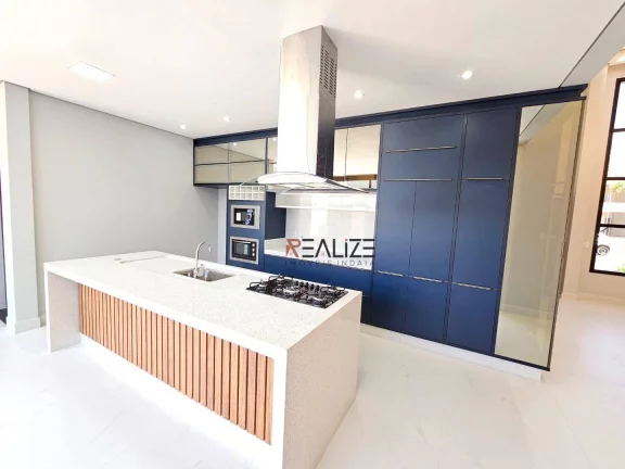 Imagem Casa térrea com 3 suítes e escritório à venda, 198 m² por R$ 2.100.000 - Condomínio Dona Maria Cândida - Indaiatuba/SP