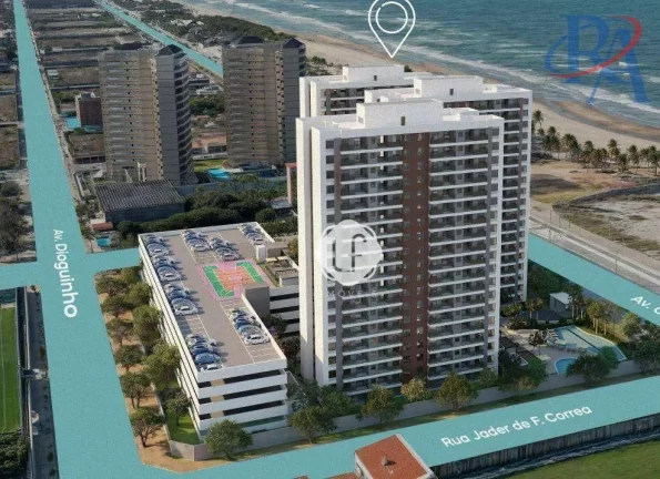 Imagem Apartamento para Venda em Fortaleza, Praia do futuro, 2 dormitórios, 1 suíte, 2 banheiros, 1 vaga