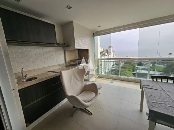 Imagem Apartamento alto padrão à venda com 3 suítes e Vista para o mar no bairro da Aparecida em Santos/SP