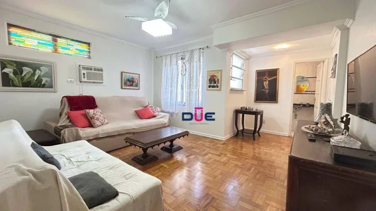 Imagem Apartamento com 2 dormitórios à venda, 85 m² por R$ 585.000,00 - Gonzaga - Santos/SP