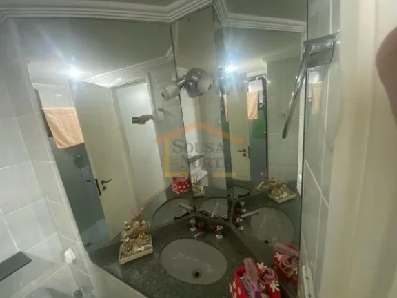 Imagem Apto com 3 dormitórios, sendo 1 suíte, sala 2 ambientes com sacada, banheiro social, cozinha, áre...