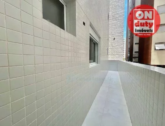 Imagem Na quadra da praia Apartamento com 2 dormitórios à venda, 97 m² por R$ 890.000 - Embaré - Santos/SP