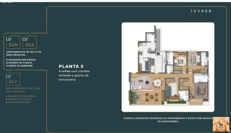 Imagem Apartamento para Venda em Salvador, Barra, 4 dormitórios, 4 suítes, 6 banheiros, 3 vagas