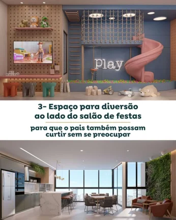 Imagem Apartamento à venda em Toledo-PR, no Centro: 2 quartos, 1 suíte, 2 salas, 2 banheiros, 2 vagas - 83,39 m² de área.