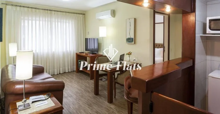Imagem Flat disponível para locação no La Residence Itaim by Manager, com 90m², 2 dormitórios e 2 vagas de garagem