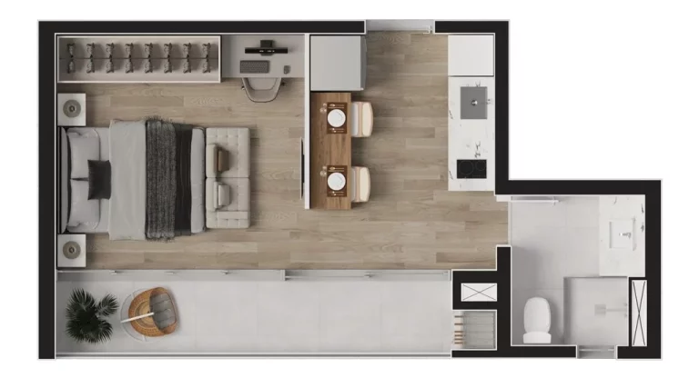 Imagem Oxygen - Apartamento à venda no bairro Batel - Curitiba/PR