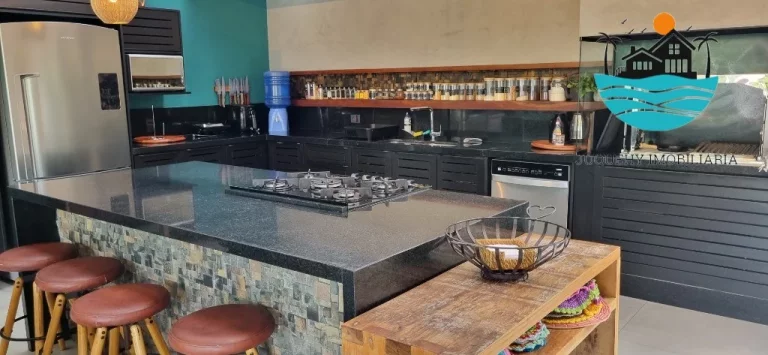 Imagem Praia de Juquehy Casas Para Alugar com, 6 suítes, piscina, a 150m da praia - Acomodação 16 pessoas | Juquehy Imobiliária