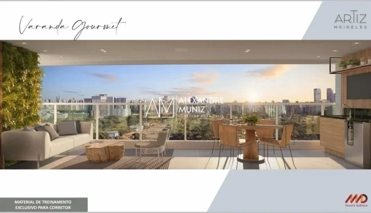 Imagem Artiz Meireles, Apartamentos à venda, Meireles, Fortaleza-CE. 4 suítes.
