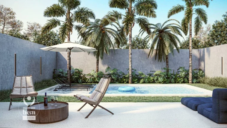 Imagem Casa nova com 267m², quintal gourmet, 4 quartos (2 suítes) à venda por R$ 3.068.000 - Santo Inácio - Curitiba/PR