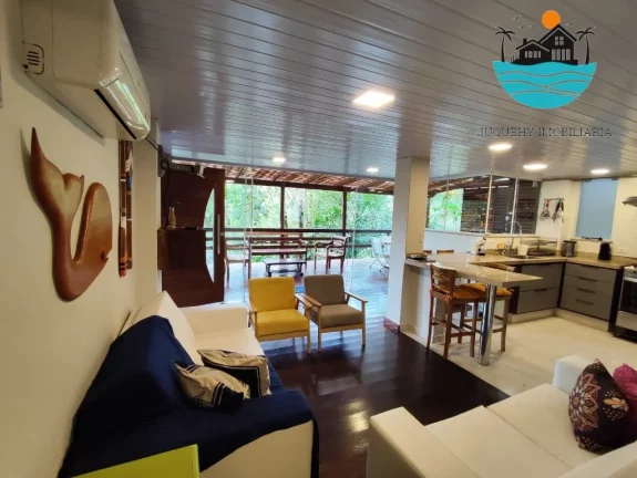 Imagem Casa a Venda em Juquehy em meio a Mata - Condomínio, 4 quartos, Varanda Gourmet com vista para mata, 150m² de área construída | Juquehy Imobiliária
