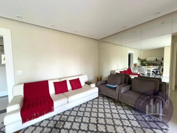 Imagem Apartamento 122m², 2 dormitórios aluguel por R$ 11.000/mês- Alphaville/SP