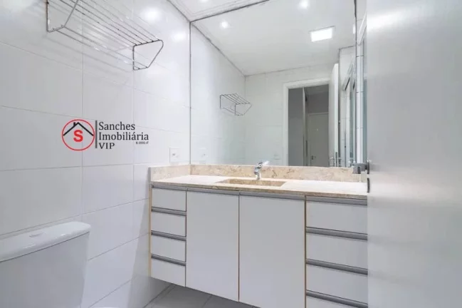Imagem Apartamento com 3 dormitórios (3 suítes) a venda na Mooca, andar alto. Lazer completo e 2 vagas de garagem e depósito. Varanda com churrasqueira.