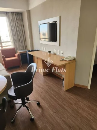 Imagem Flat disponível para locação no Mercure Guarulhos, com 32m², 1 dormitório e 1 vaga