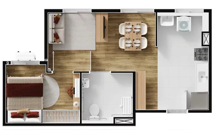 Imagem APARTAMENTO RESIDENCIAL em São Paulo - SP, Jardim Ubirajara (Zona Sul)