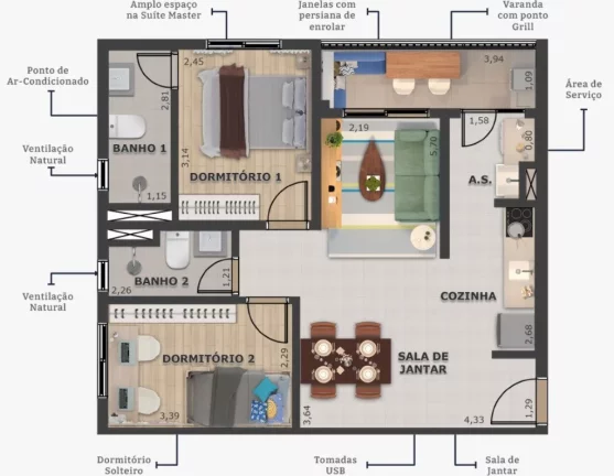 Imagem Apartamento com 2 quartos a venda em Santo André SP, comprar apartamento com 2 dormitórios a venda em Santo André SP, apartamento em construção Abc Pa