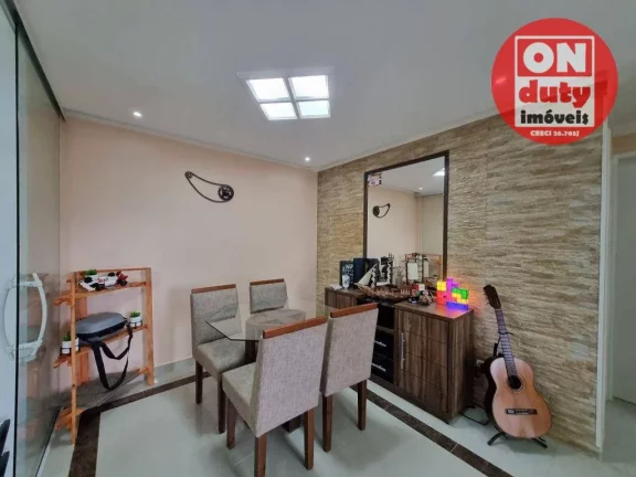 Imagem Prédio com área de lazer Apartamento com 2 dormitórios à venda, 50 m² por R$ 290.000 - Morro de Nova Cintra - Santos/SP