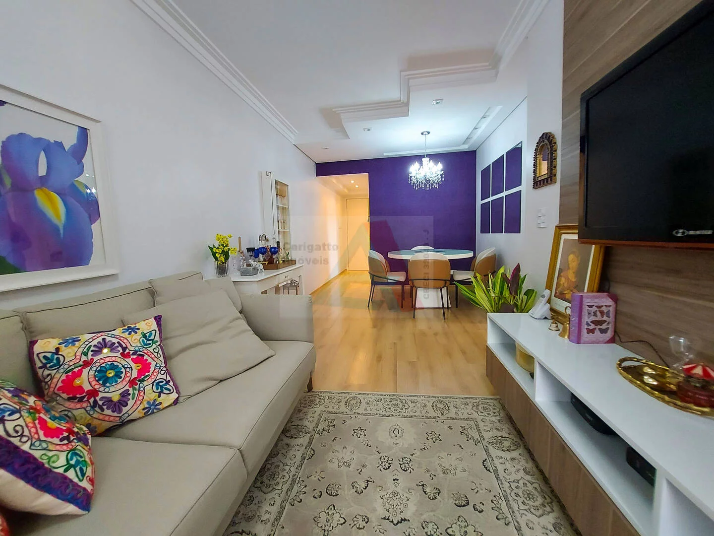 Um charme de apartamento de 2 Dormitórios 2 vagas