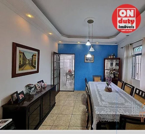 Imagem Casa com 3 dormitórios à venda, 275 m² por R$ 610.000,00 - Bom Retiro - Santos/SP