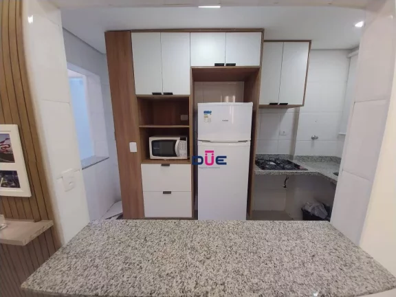Imagem Apartamento com 1 dormitório à venda, 38 m² por R$ 385.000,00 - Pompéia - Santos/SP