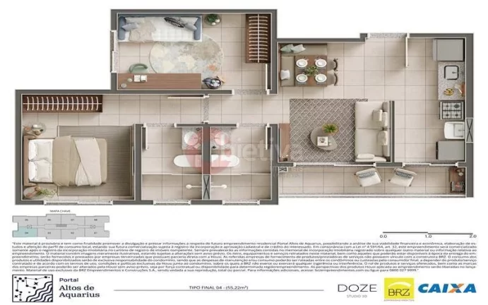 Imagem Apartamento com 2 quartos à venda - Nova São Pedro - São Pedro da Aldeia/RJ