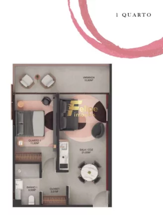 Imagem EXCELENTE APARTAMENTO DE 02 QUARTO EM CONDOMÍNIO DE ALTO PADRÃO, LOCALIZADO EM DOMINGOS MARTINS/ES!
