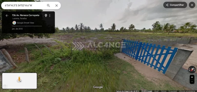 Imagem Terreno - 1,7 ha - Lucena, PB.