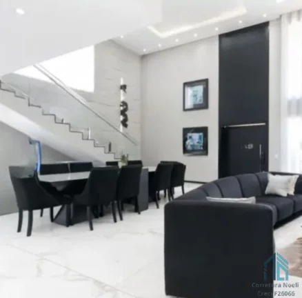 Imagem Casa em condomínio 100% Mobiliada, decorada, 04 quartos c/suítes, no Abranches em Curitiba PR