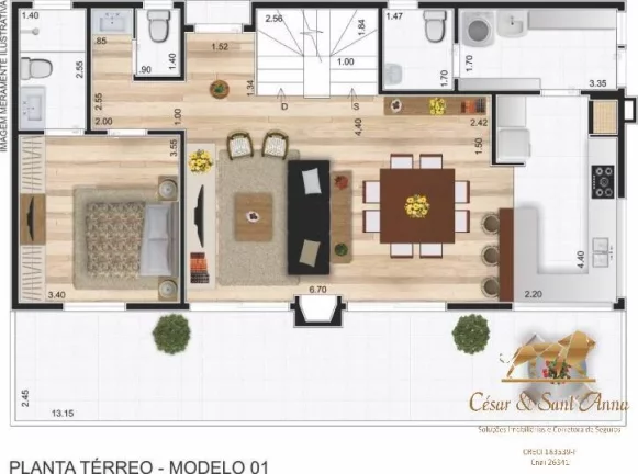 Imagem Casa em condomínio no topo da montanha