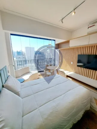Imagem Studio à venda em São Paulo-SP, na Vila Mariana: 1 quarto, 2 salas, 1 banheiro, 28m² de área. Venha conferir!