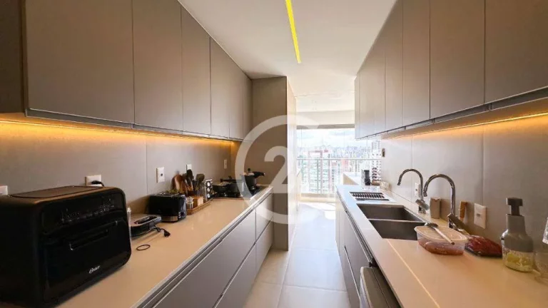 Imagem Campo Belo, novo, mobiliado, 143m², 3 suítes