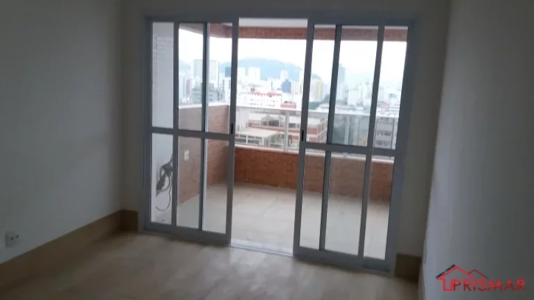 Imagem 2 dormitorios 2 suites 1 vaga demarcada Boqueirão Santos