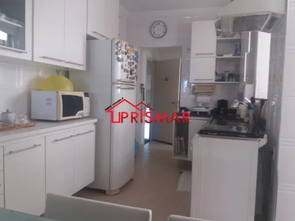 Imagem 2 dormitorios + dependencia de empregada, frente ao mar, pompéia 1 vaga