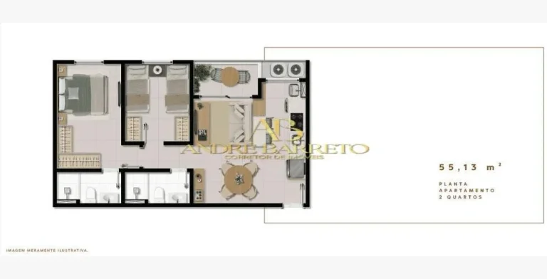 Imagem Condomínio Enseada de Buraquinho - Apartamento 2/4 e 3/4