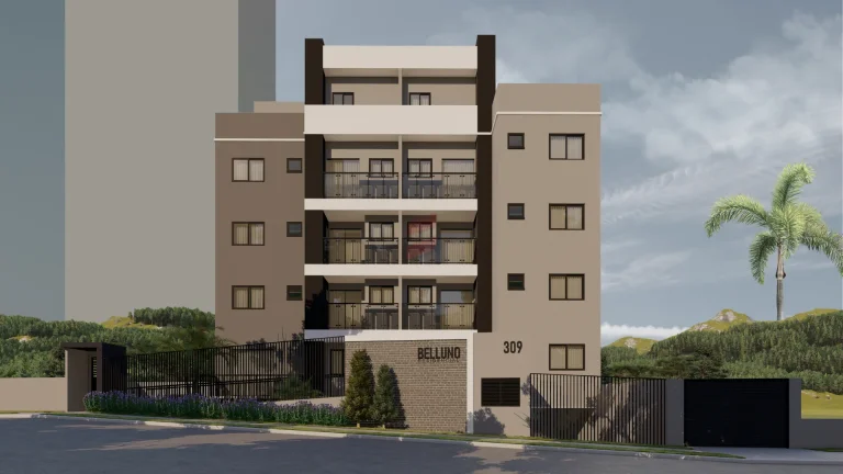 APARTAMENTO à venda com 62.38m² por R$ 368.000,00 no bairro Centro - PINHAIS / PR