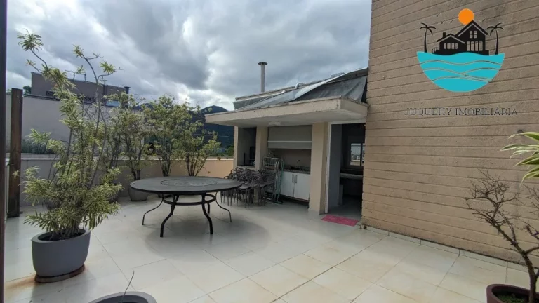 Imagem Casa Aluguel Temporada Juquehy, Casa Juquehy Anual, 80 metros da praia, piscina, churrasqueira, 5 suítes, acomoda 13 pessoas | Juquehy Imobiliária