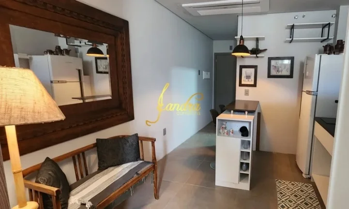 Imagem Apartamento loft(JK) com box e infra Mobiliado e decorado