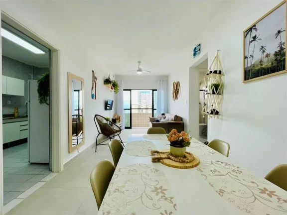 Imagem Apartamento 2 dormitórios com sacada vista mar em Praia Grande