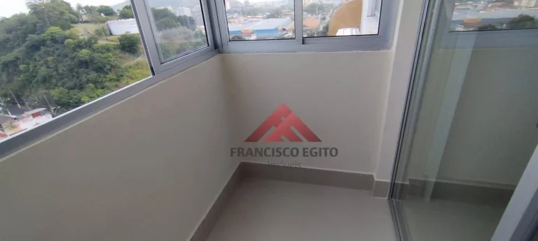 Imagem Apartamento com varanda sala quarto no centro todo montado e com porteira fechada,vaga de garagem na escritu