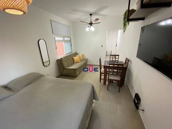 Imagem Apartamento Sala living 1 Quarto, 1 Vaga - José Menino - Santos/SP