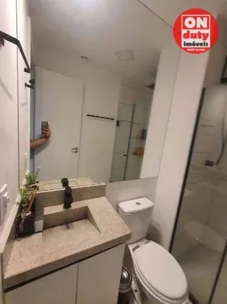 Imagem Apartamento com 2 dormitórios à venda, 39 m² por R$ 290.000,00 - Castelo - Santos/SP