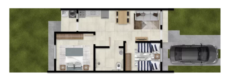 Imagem Reserva Vila Paraiso - Fase 1 - Casa à venda no bairro Parque Espírito Santo - Cachoeirinha/RS