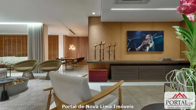 Imagem Apartamento à venda de luxo no bairro Savassi, 294 m², Salas amplas, 4 quartos, 4 suítes, 4 vagas e área de lazer