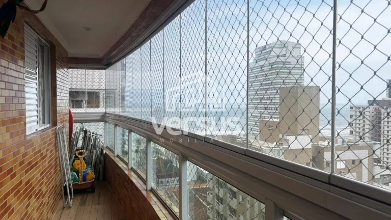 APARTAMENTO VISTA LIVRE MAR - CANTO DO FORTE - 450MIL