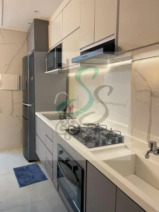 Imagem Venda de apartamento no Jardim Santa Izabel, Hortolândia. 2 dormitórios sendo 1 suíte, lavado, sala com varanda gourmet, cozinha, lavanderia, banheir