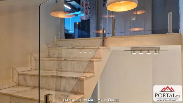 Imagem Cobertura para Alugar no Botanique, Nova Lima - 4 Quartos, Cozinha Gourmet e Área de Lazer Completa