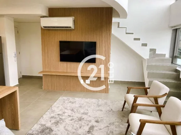 Imagem Apartamento Duplex com 1 dormitório à venda, 61 m² por R$ 1.200.000,00 - Ibirapuera - São Paulo/SP