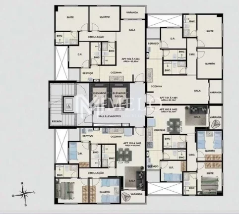 Imagem Oportunidade em TAMARINEIRA: 63,83m², 02qts, 01suite, 01 vaga...