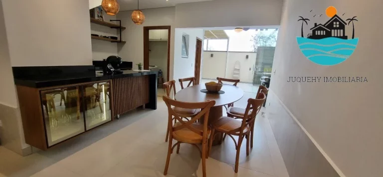 Imagem Casa para Alugar Temporada - em condomínio fechado em Juquehy com 3 suíte, acomodação 8 pessoas, 800m da praia | Juquehy Imobiliária