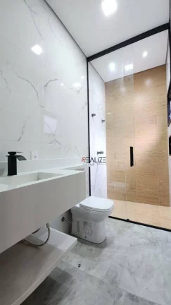 Imagem Casa moderna com 3 dormitórios à venda, 105 m² por R$ 764.000 - Jardim Residencial Veneza - Indaiatuba/SP